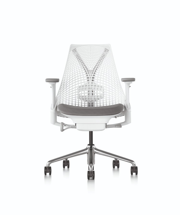 Sayl Chair / White / Aluminum base